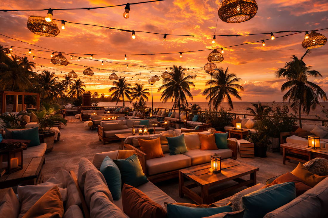 Mejores rooftops en Las Terrenas al atardecer